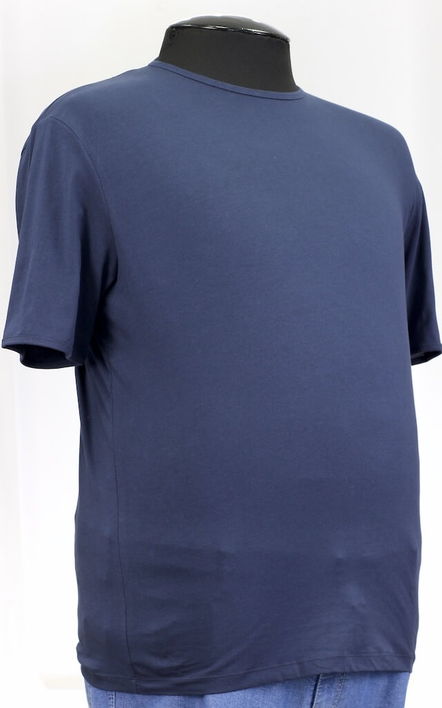 Темно-синяя базовая футболка 24140785