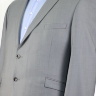 Серый шелковый пиджак премиум 26120105