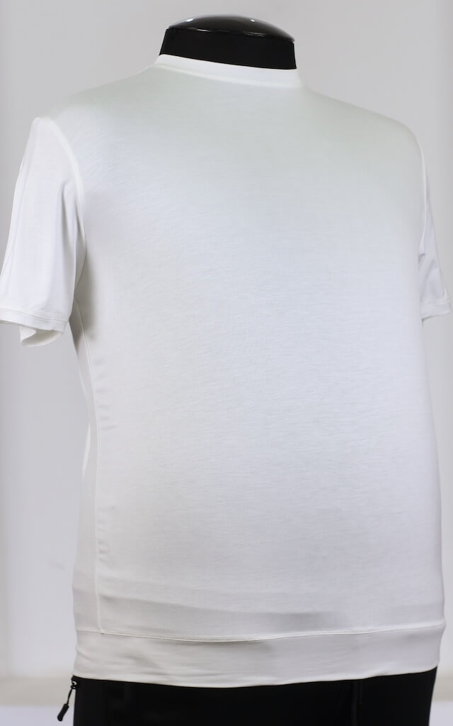 Белая футболка с эластаном 23130714
