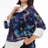 Рубашка блуза с цветочным принтом 22672292