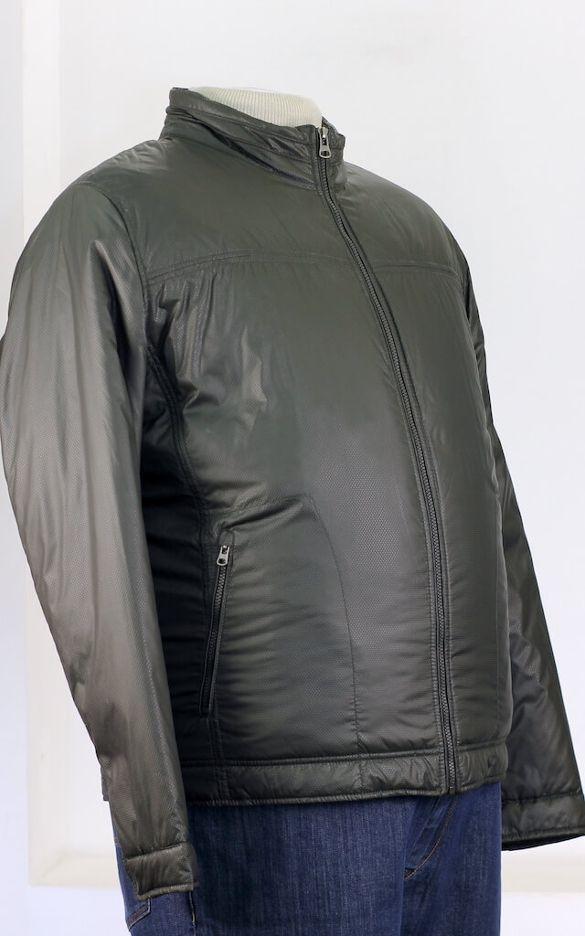 Куртка демисезонная теплая коричневого цвета 74060807