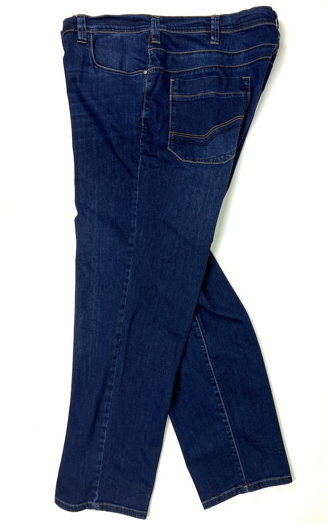 Темно-синие прямые джинсы 61310407